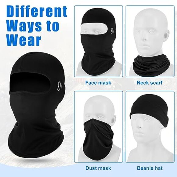 Winter Balaclava Ski Mask Windproof Thermal Face Mask Reflective Stripe main image 4